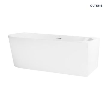 Oltens Delva wanna wolnostojąca narożna 170x80 cm prawa biała