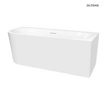 Oltens Hulda wanna wolnostojąca 170x80 cm narożna prawa biały połysk