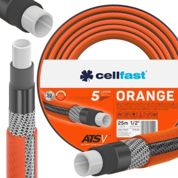 Wąż Ogrodowy ORANGE ATSV 1/2'' 25m 5-warstw Cellfast