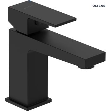 Oltens Gota bateria umywalkowa stojąca czarny mat