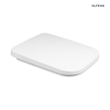 Oltens Ribe deska sedesowa wolnoopadająca twarda biała