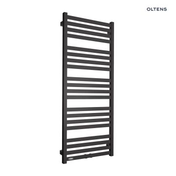 Oltens Vanlig grzejnik łazienkowy 121x50 cm czarny mat