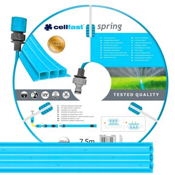 WĄŻ ZRASZAJĄCY OGRODOWY KROPLUJĄCY 7.5M 1/2''
