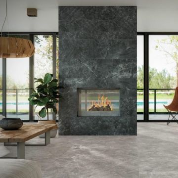 Płytka gresowa szara 60x60 Alaplana Amalfi Antracita Mate