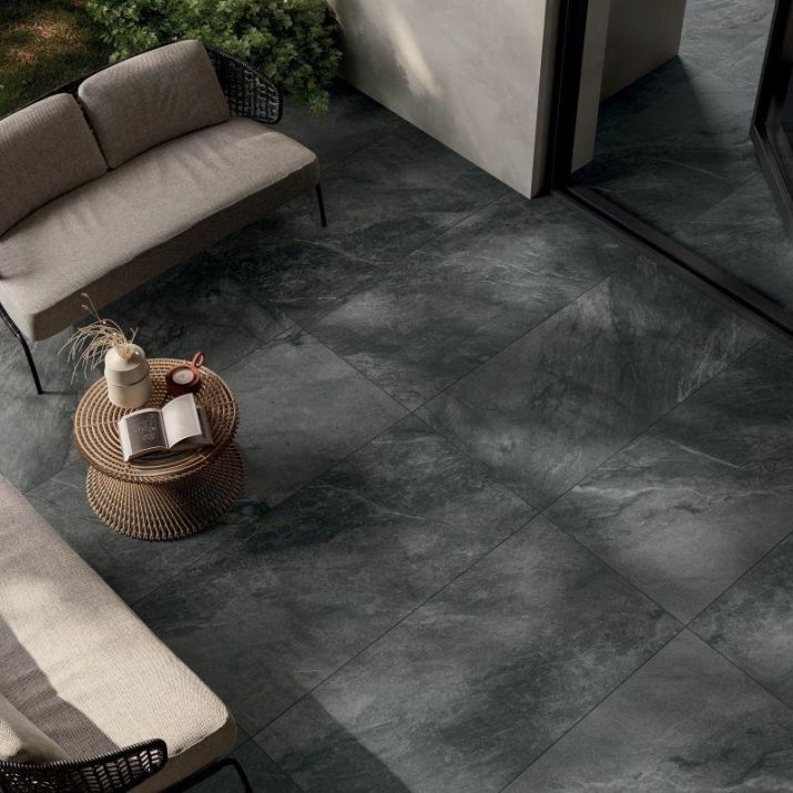 Płytka gresowa Flaviker Blue Savoy Graphite Natural Płytka gresowa Flaviker Blue Savoy Graphite Natural